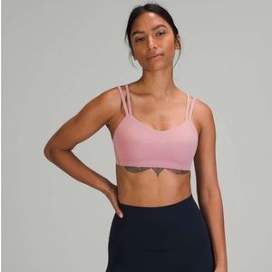 lululemon like a cloud bra pink taupe